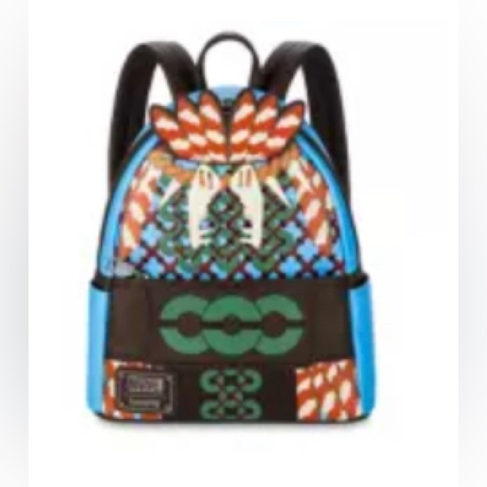 NWT LOUNGEFLY BLACK PANTHER; WAKANDA FOREVER NAMOR MINI BACKPACK & DISNEY EARS - Picture 4 of 12